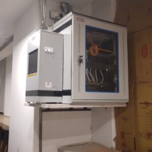 JMDOM Cooling Rack Cabinet with Temperature Control | Wall Mount Server Rack | Heavy Duty Cooling Panel for CCTV, IT & Industrial Use