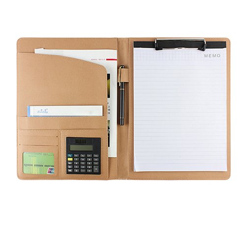 A4 Executive Leather Folder with Calculator for Corporate Gifts