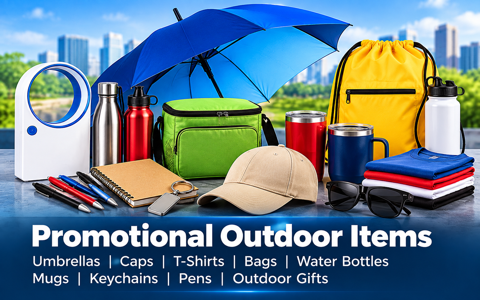 Corporate gifts and promotional products from India including bags, T-shirts, caps, mugs, pens and keychains